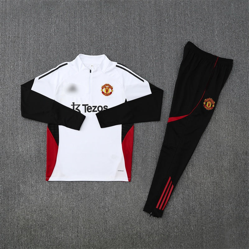 Man United White/Black Overall