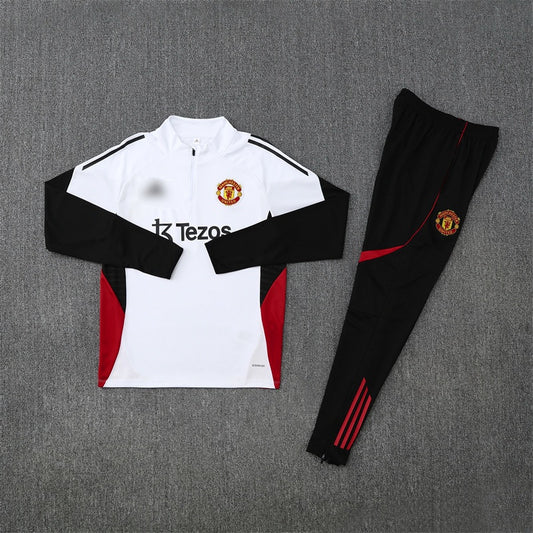 Man United White/Black Overall