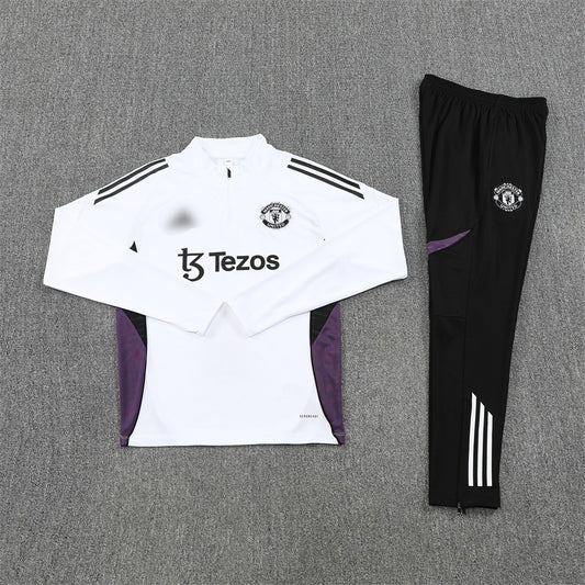 Man United White/ Purple Overall